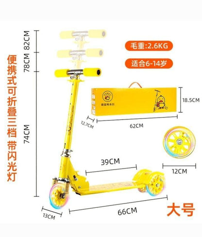 🛴✨ Kids Folding Scooter – Fun, Safe &amp; Stylish! 🌈